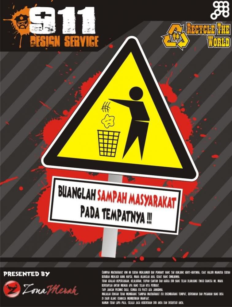 Himpunan Terbesar Poster Buanglah Sampah Pada Tempatnya 